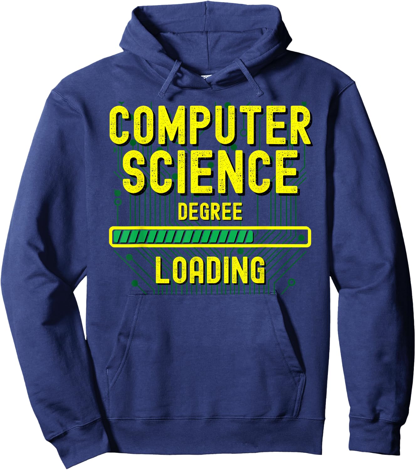 Computer Science Degree Gift Computer Science Degree Loading Hoodie - Hoodie | Navy