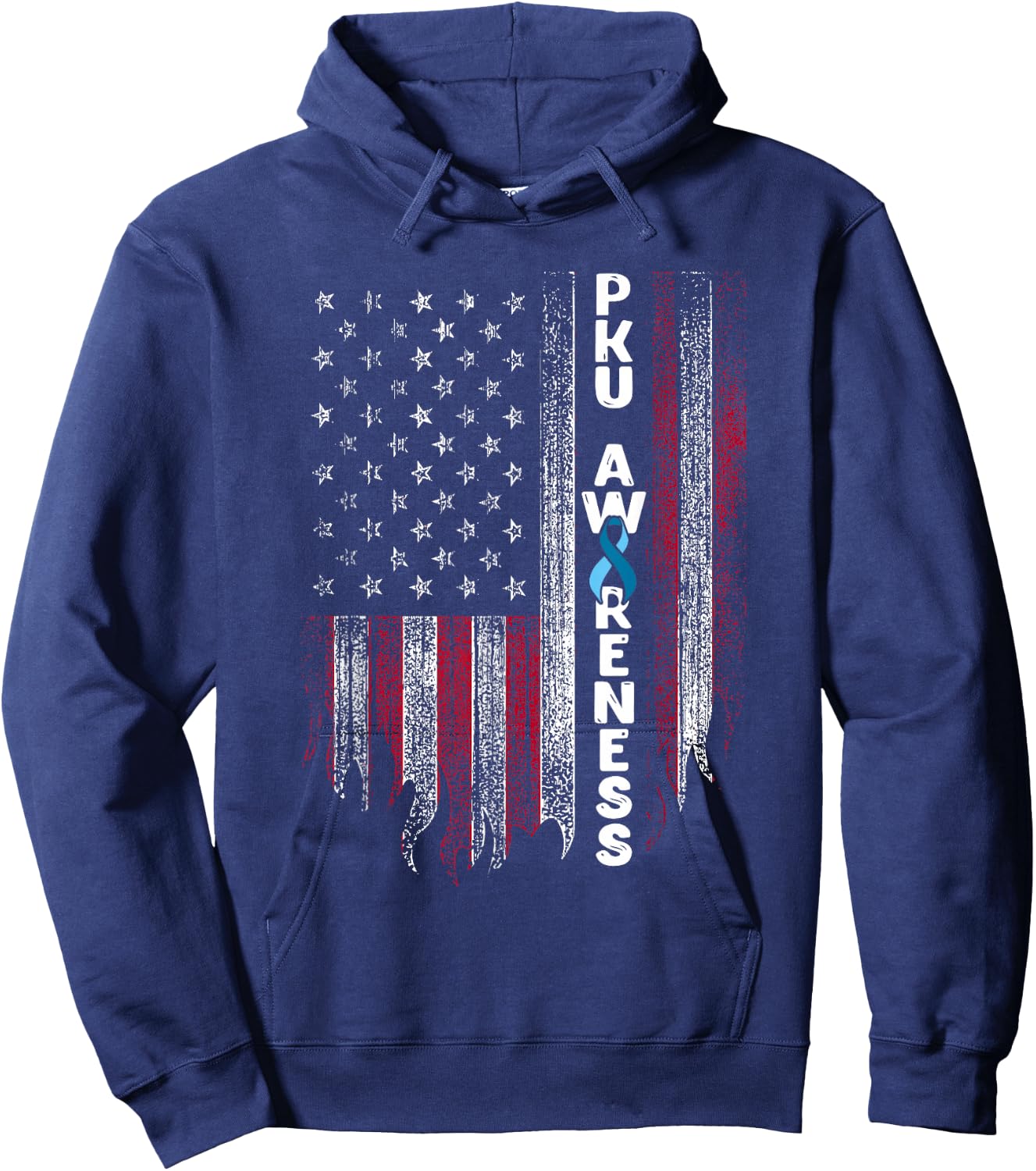 Phenylketonuria PKU Strong Warrior Inspiring Awareness Hoodie - Hoodie | Navy