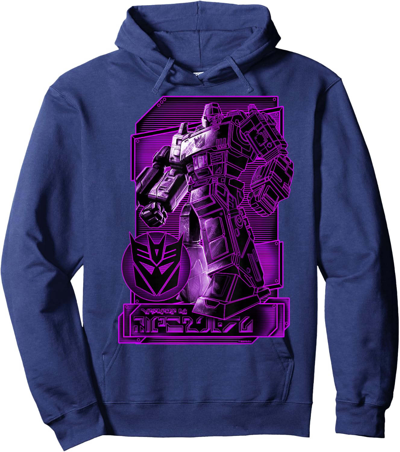 Transformers: War For Cybertron Megatron Portrait Hoodie - Hoodie | Navy