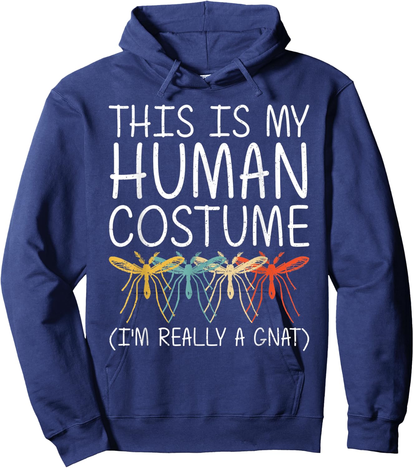 Gnat Halloween Human Costume Dipterid Midge Easy DIY Gift Hoodie - Hoodie | Navy