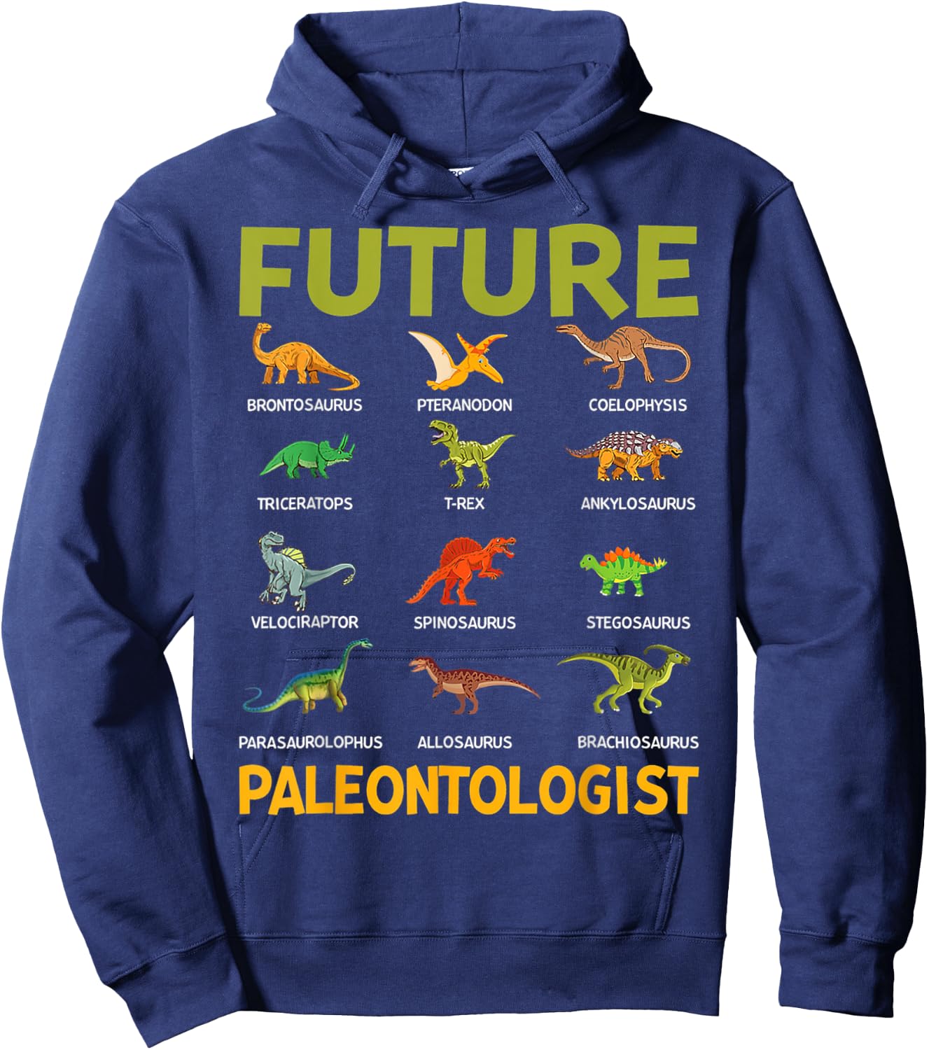 Future Paleontologist Dinosaurs Lover Shirts Boys And Girls Hoodie - Hoodie | Navy