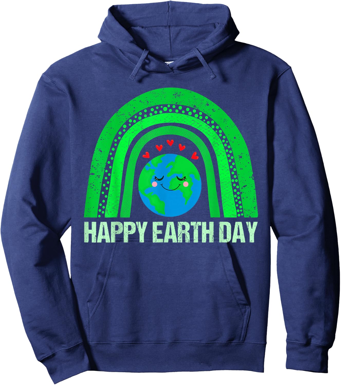 Happy Earth Day 2023 Shirts Cute Earth Lover Kids Toddler Hoodie - Hoodie | Navy