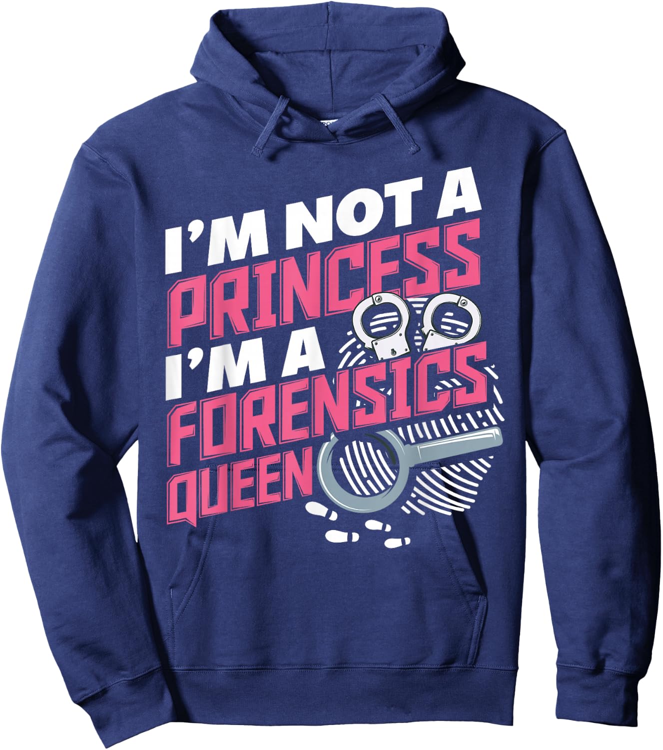 Women Funny Forensics Science Criminology Student Hoodie - Hoodie | Navy