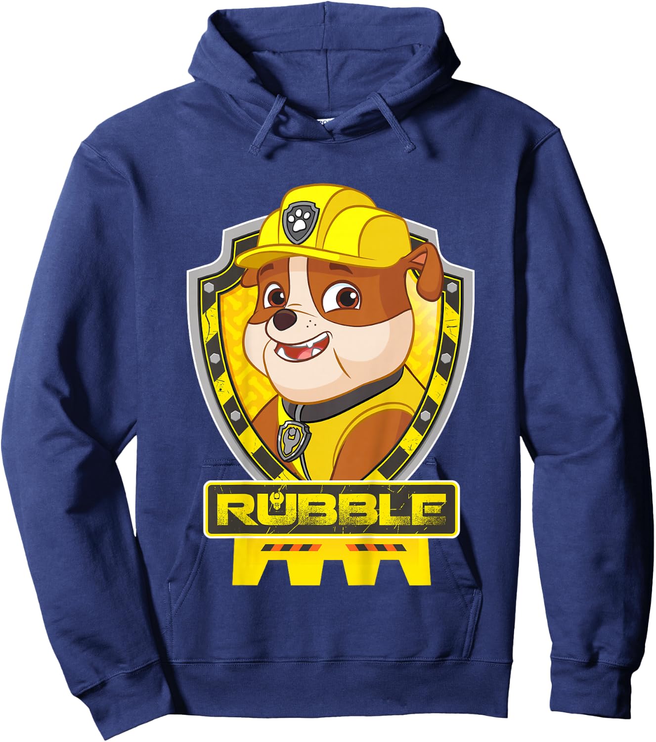Paw Patrol Kids Rubble Adventurous Pup Bravery on Duty Hoodie - Hoodie | Navy