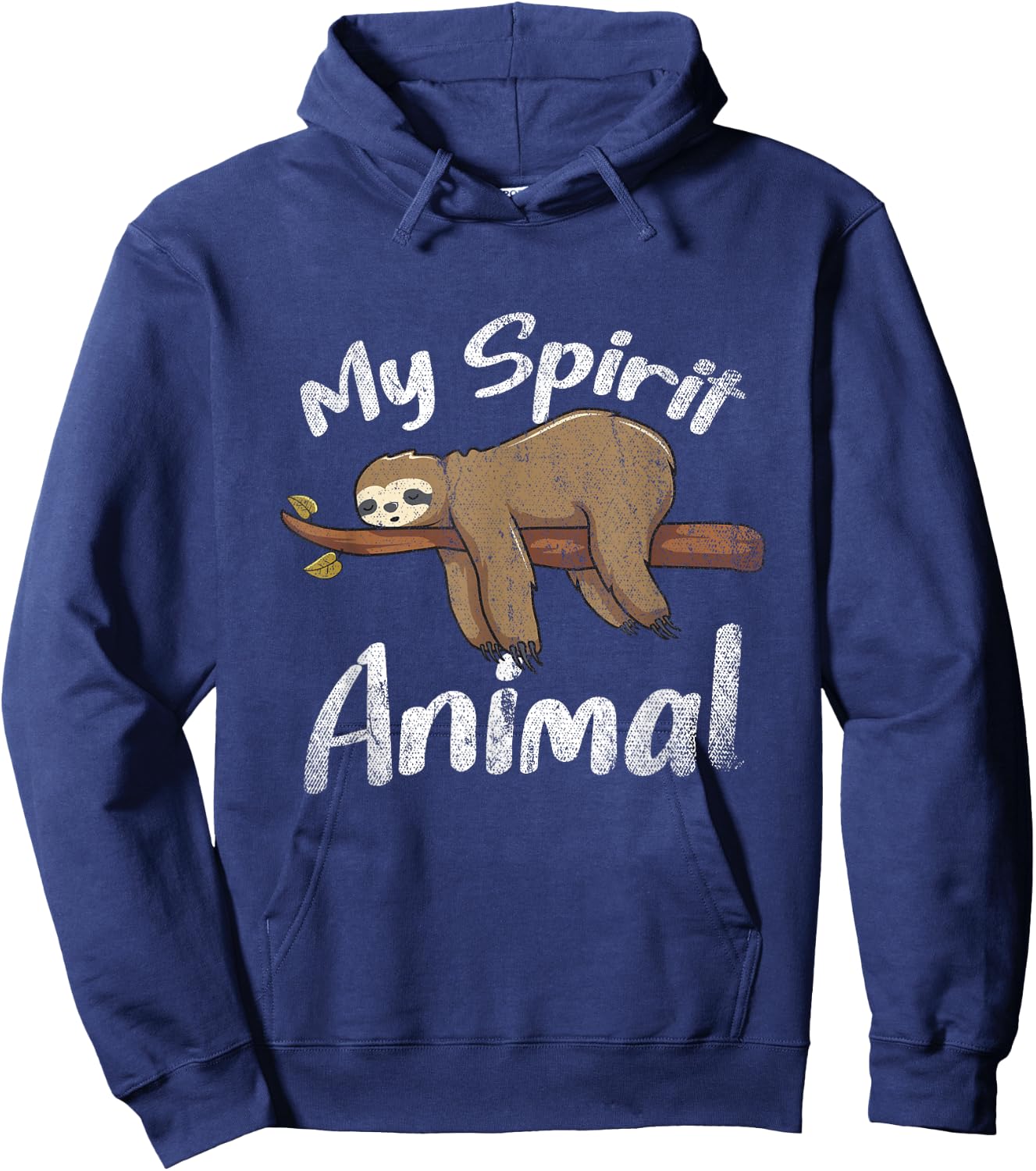 My Spirit Animal Sloth Hoodie - Hoodie | Navy