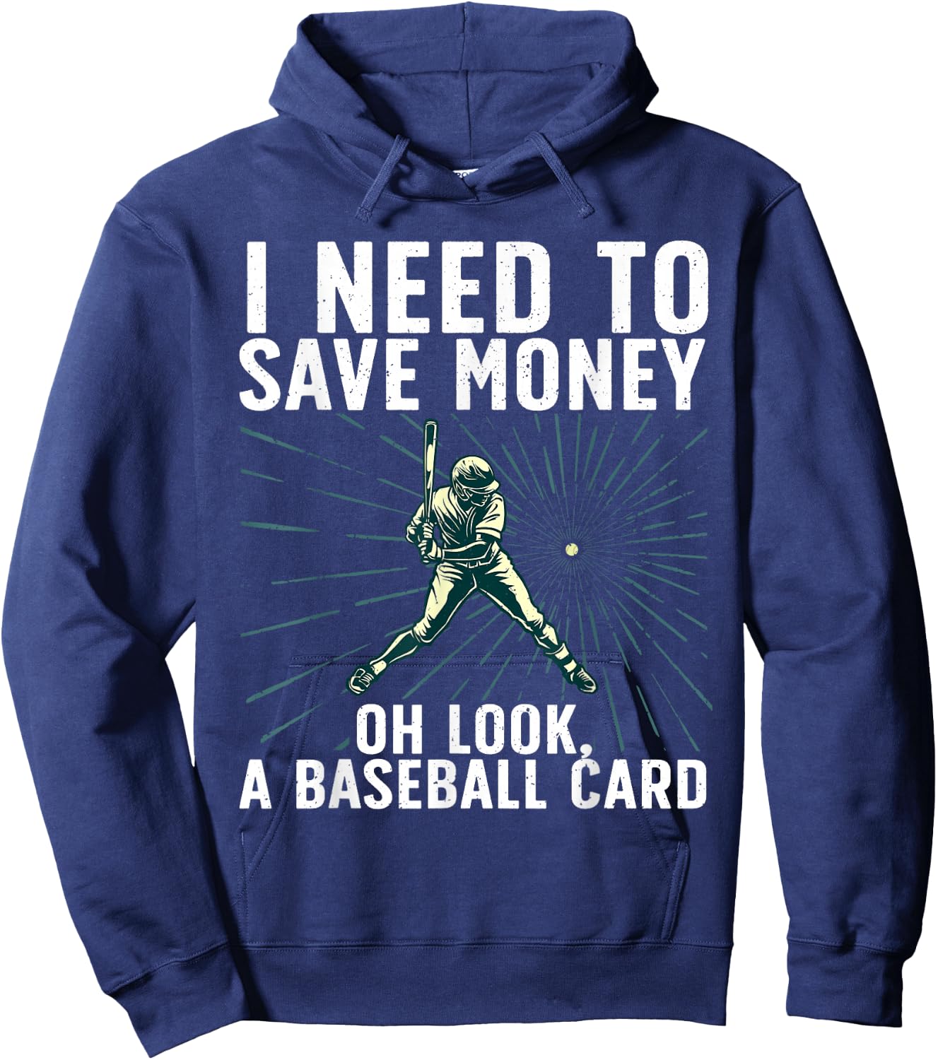 Cool Baseball Card Women Baseball Card Collecting Hoodie - Hoodie | Navy