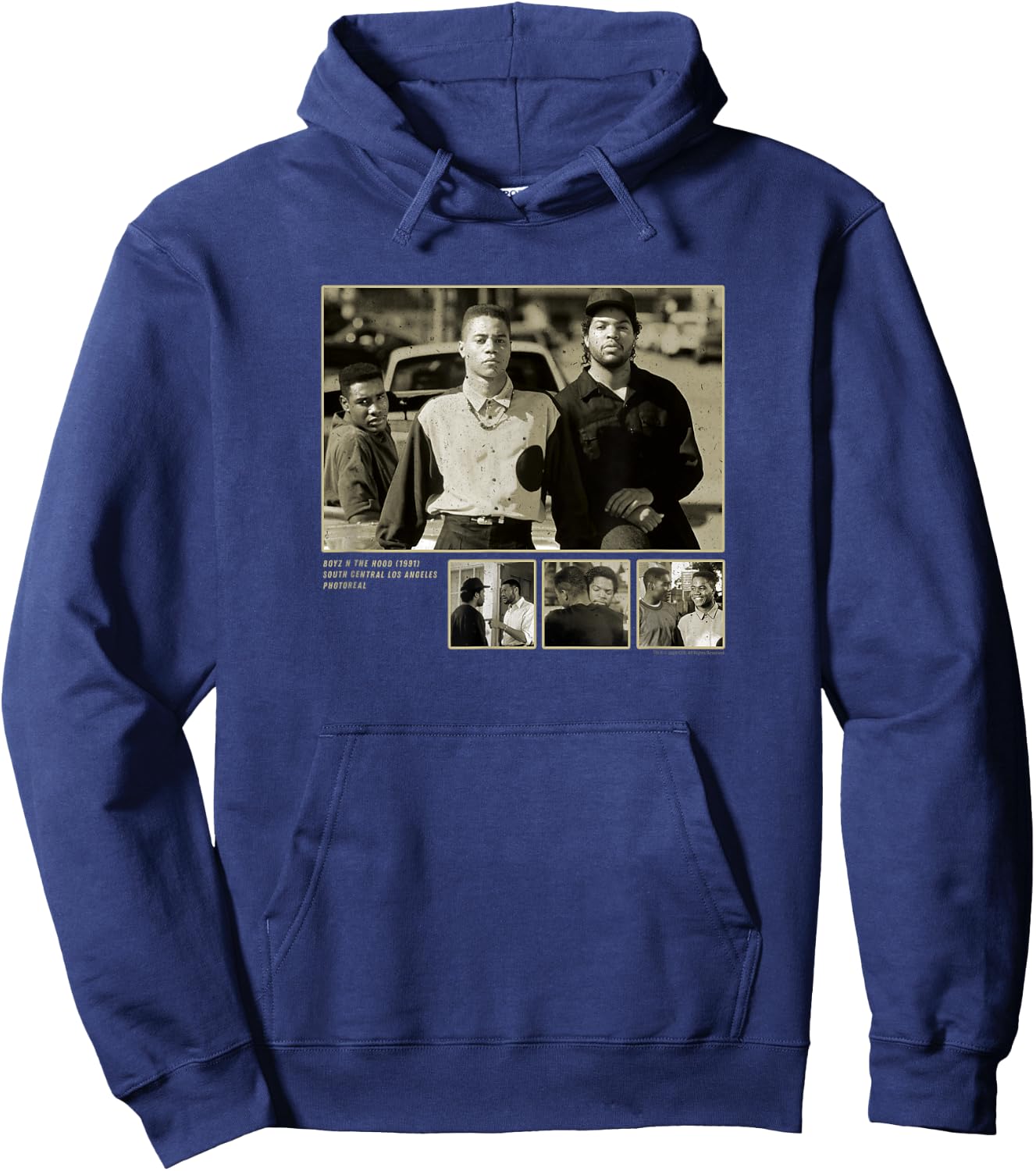 Boyz n The Hood Art Gallery Hoodie - Hoodie | Navy