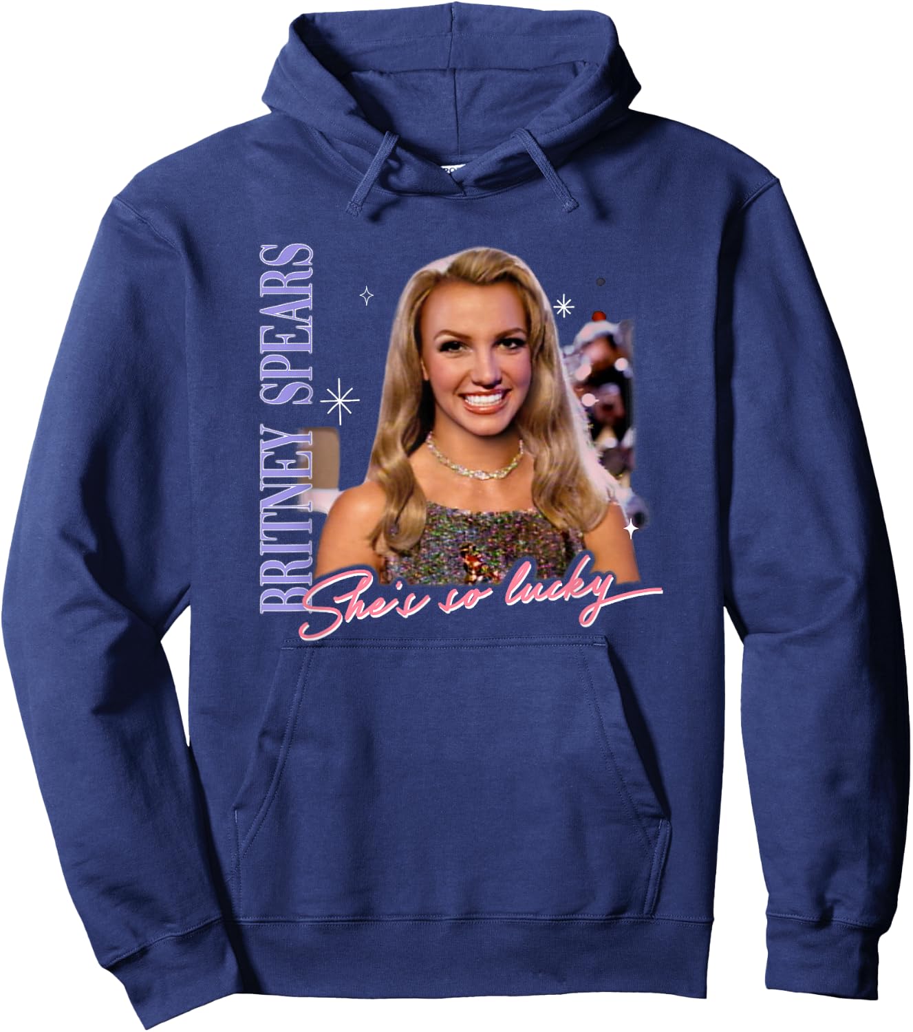 Britney Spears - She's So Lucky Hoodie - Hoodie | Navy