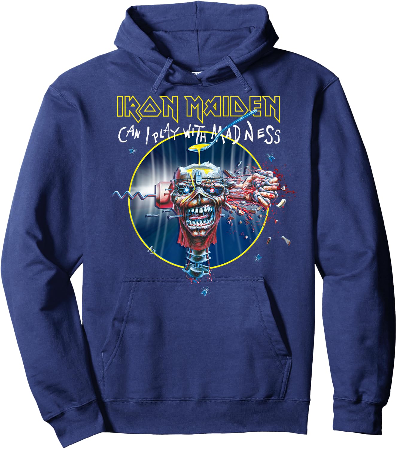 Iron Maiden - Can I Play With Madness Hoodie - Hoodie | Navy