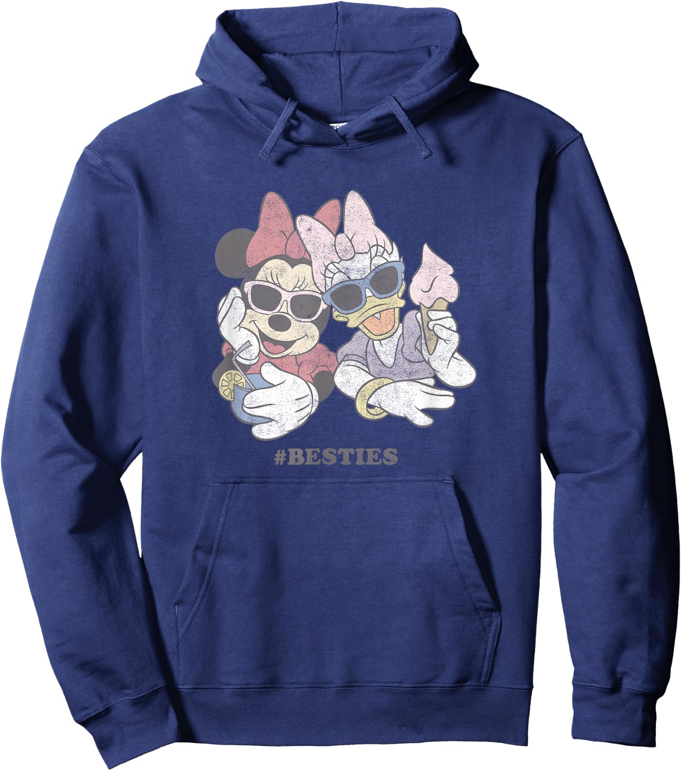 Disney Minnie & Daisy Sunglasses and Treats Besties Small Hoodie - Hoodie | Navy