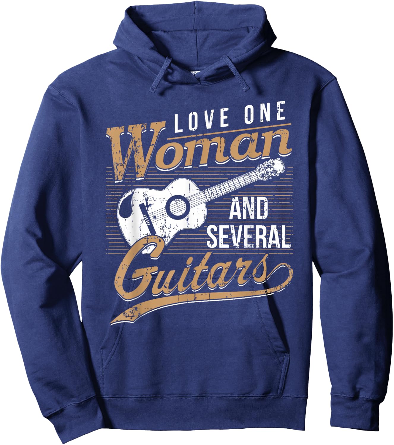 Funny Guitar Lovers Guitarist Musician Band Playing Gifts Small Hoodie - Hoodie | Navy