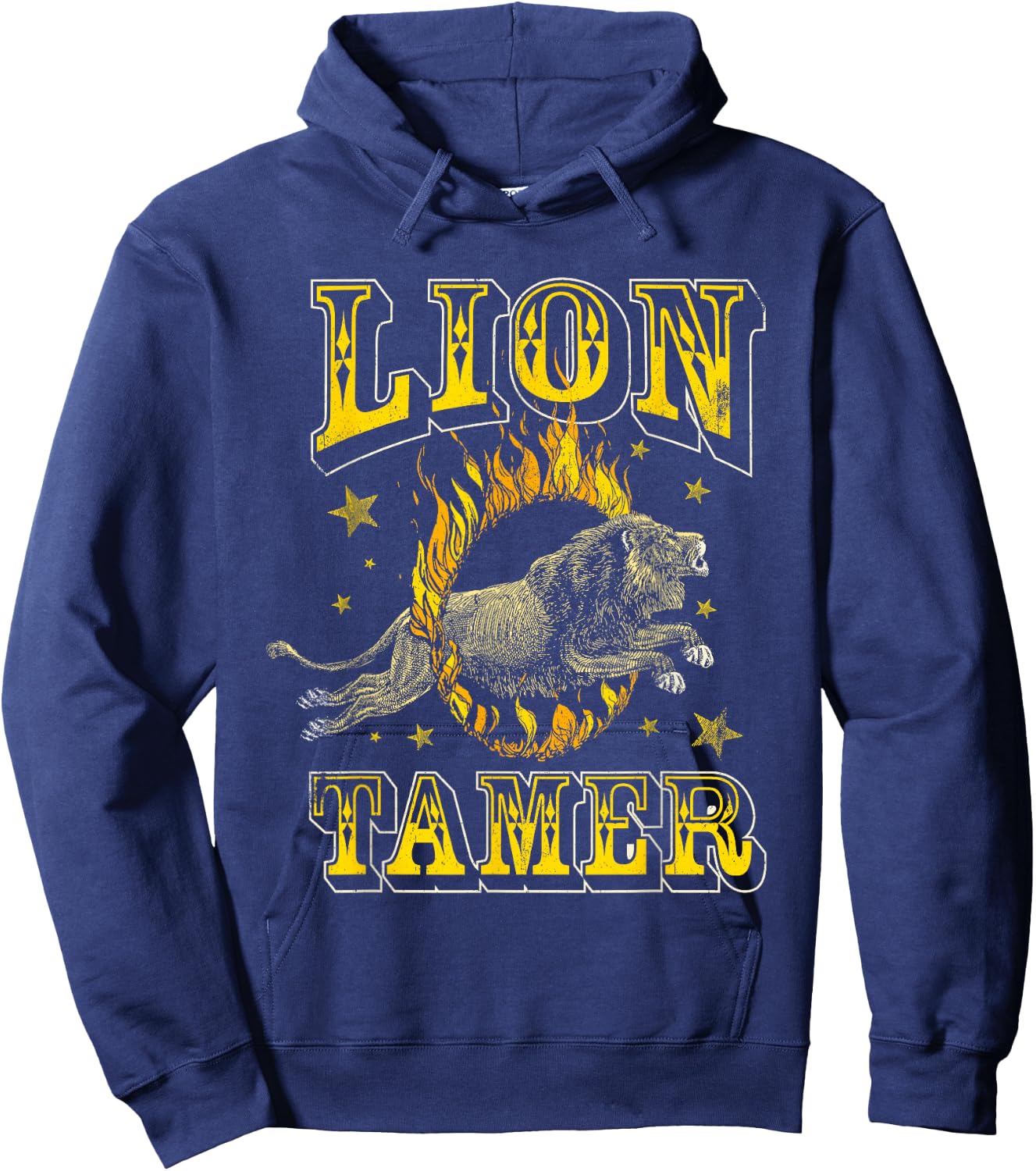 Circus Staff Lion Tamer Vintage Carnival Costume Theme Party Hoodie - Hoodie | Navy