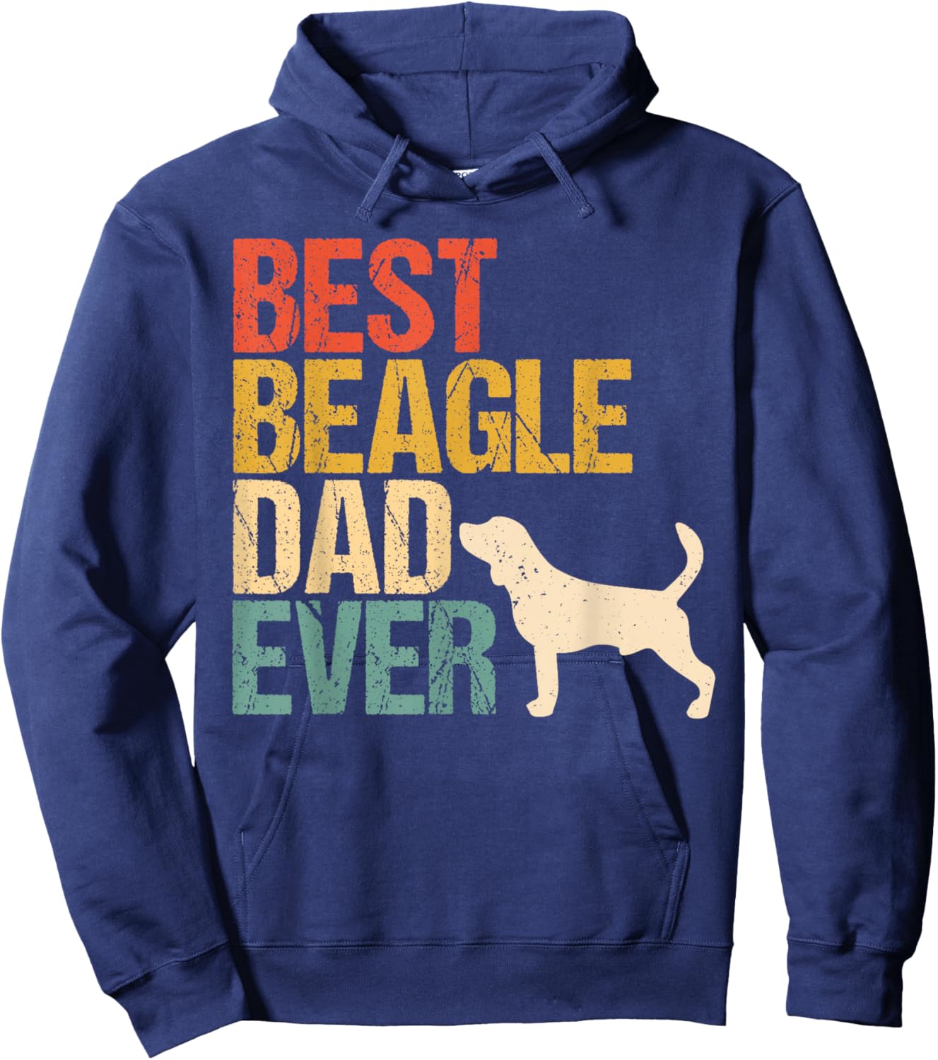 Best Beagle Dad Father's Day For Beagle Lover Hoodie - Hoodie | Navy