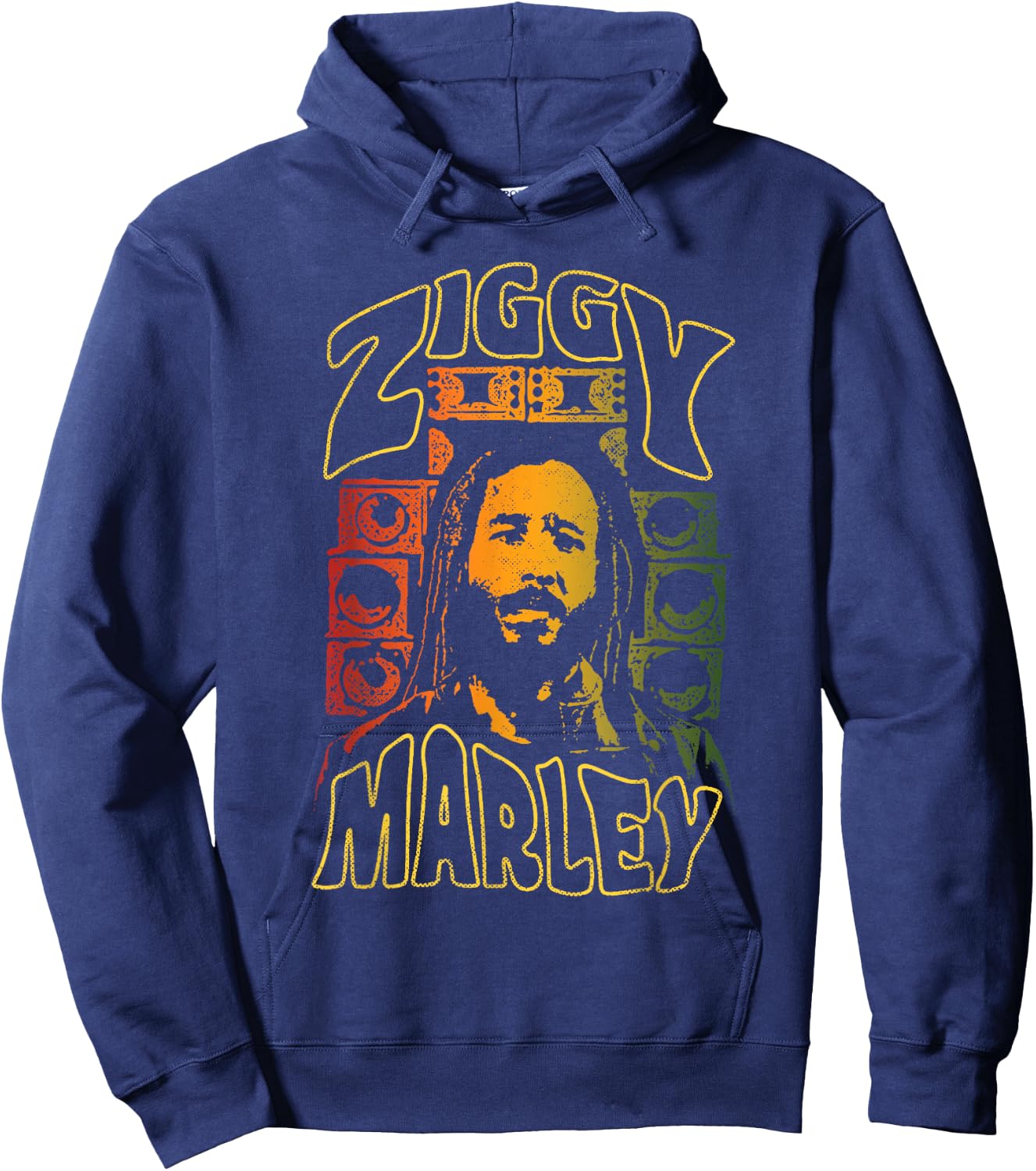 Ziggy Marley - Official Merchandise - Sound System Hoodie - Hoodie | Navy