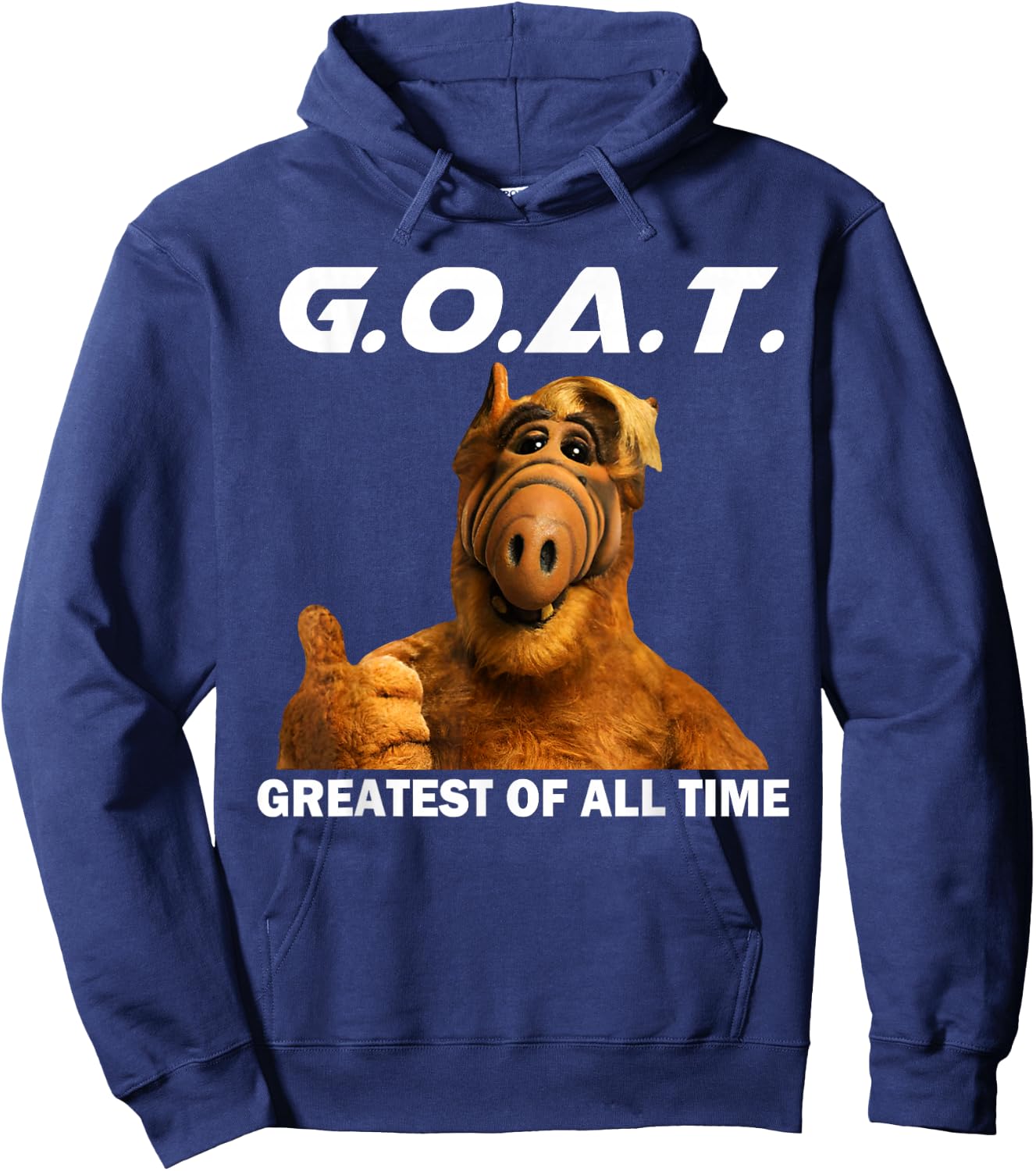 GOAT Greatest of All Time Funny Meme Hoodie - Hoodie | Navy