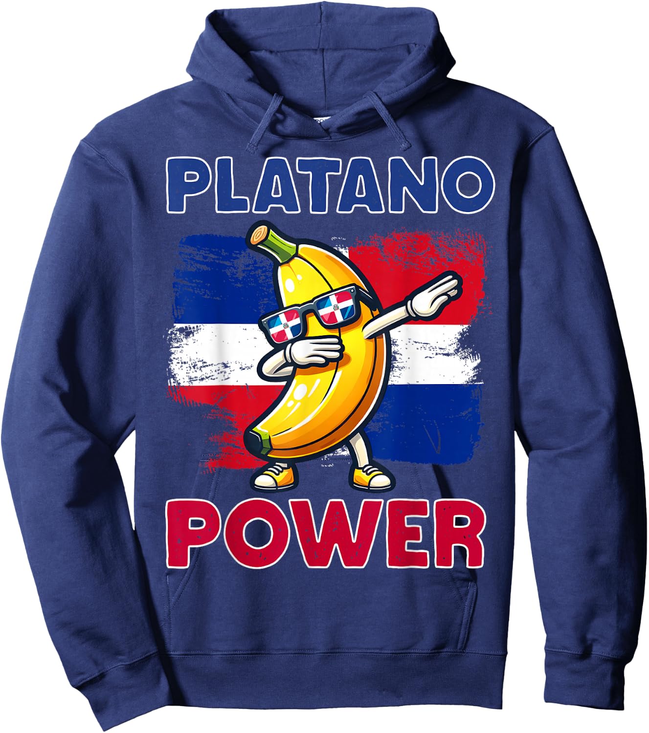Dominican Republic Platano Power Flag for kids toddler Hoodie - Hoodie | Navy