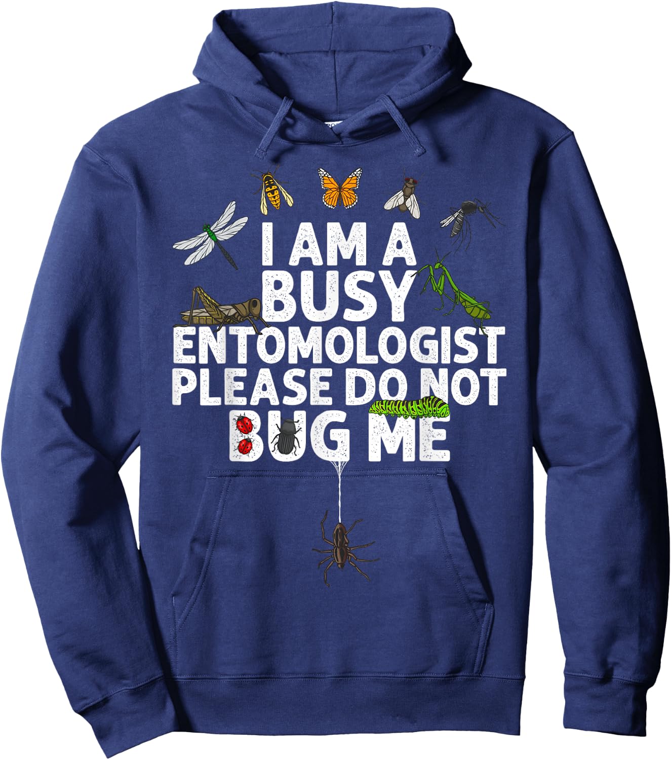Funny Entomology Gift Women Boys Girls Bug Lovers Hoodie - Hoodie | Navy