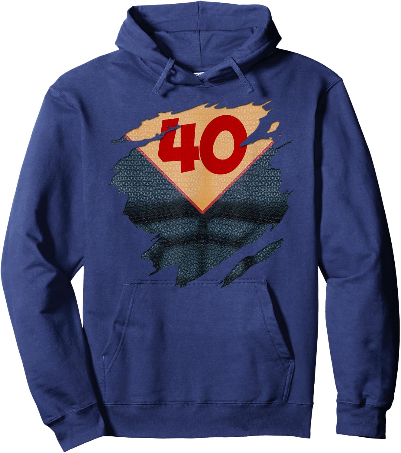 40th Birthday Comic Book Superhero Born In 1985 Hoodie - Hoodie | Navy