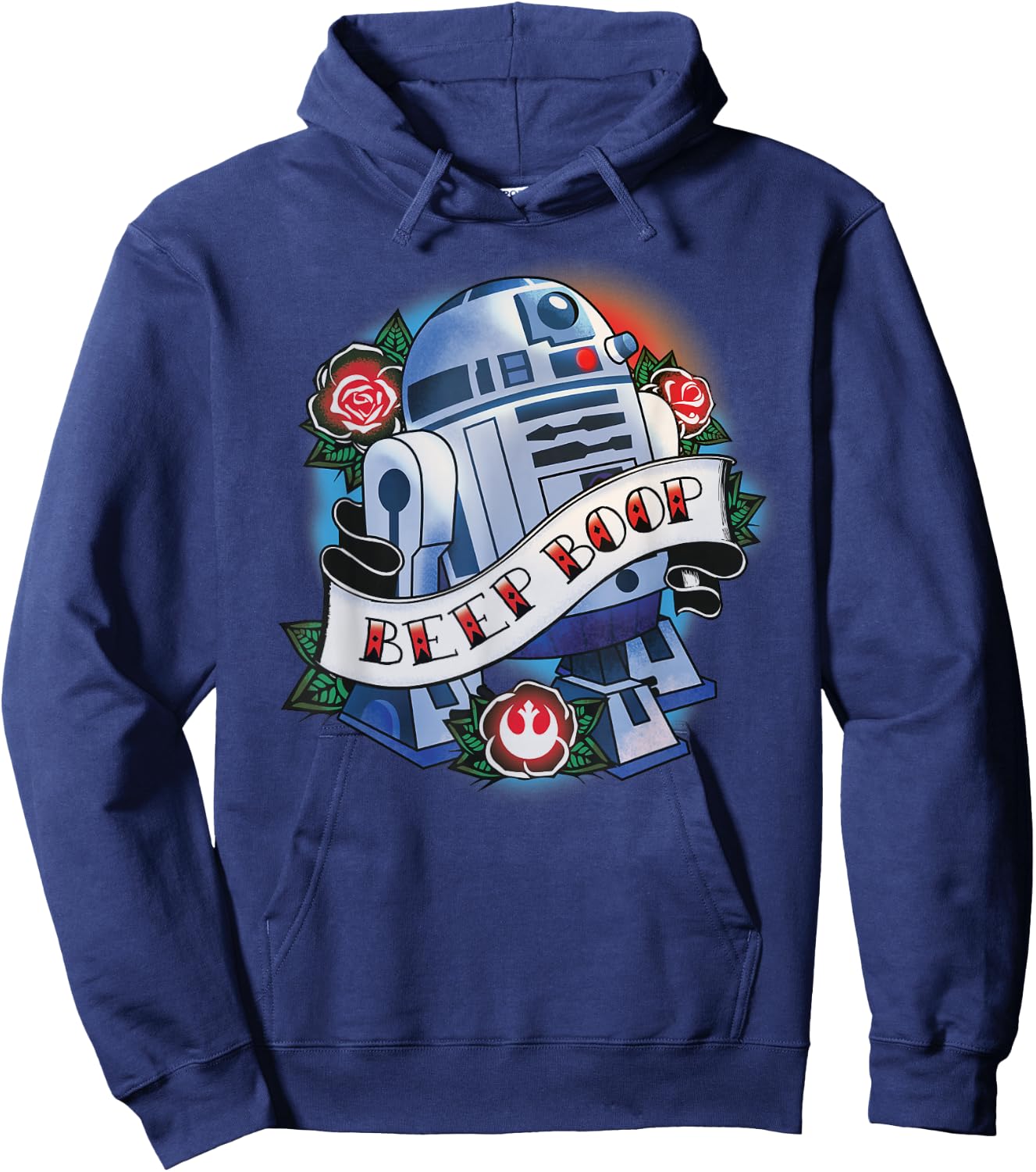 Star Wars R2-D2 Tattoo Art Hoodie - Hoodie | Navy