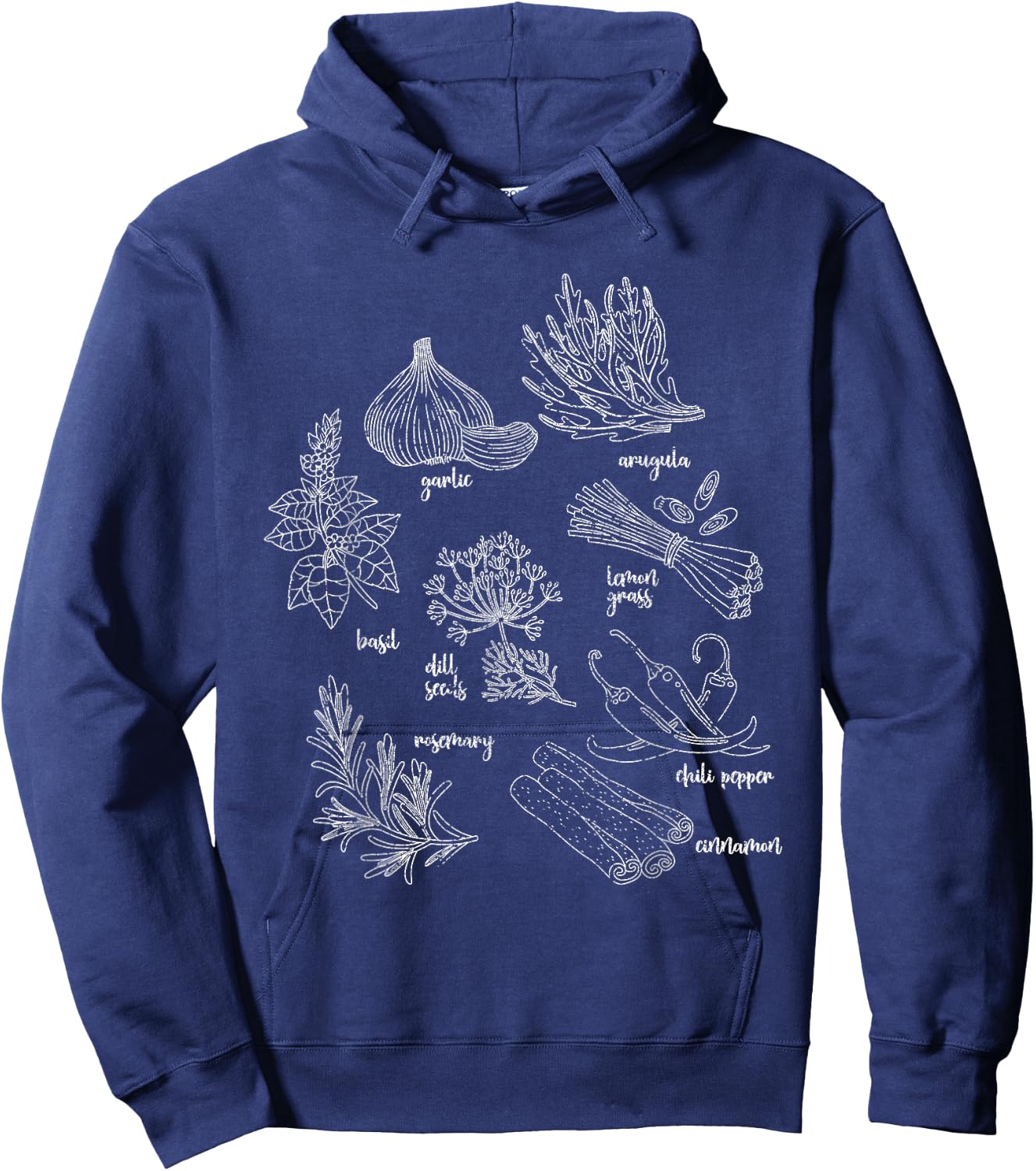 Herbs Garden Gift Gardener Hoodie - Hoodie | Navy