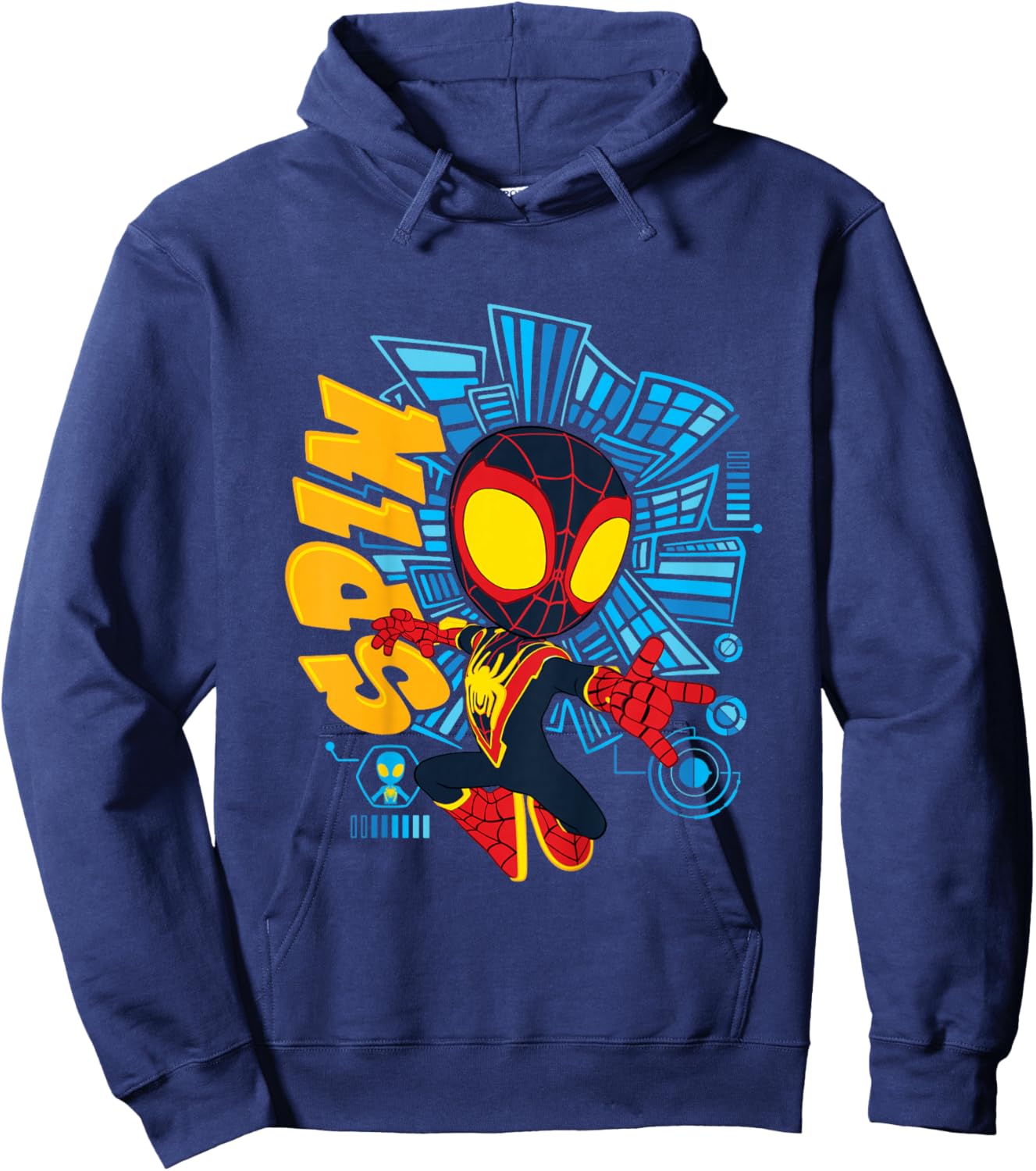 Marvel Spidey and His Amazing Friends Web-Spinners Spin Hoodie - Hoodie | Navy