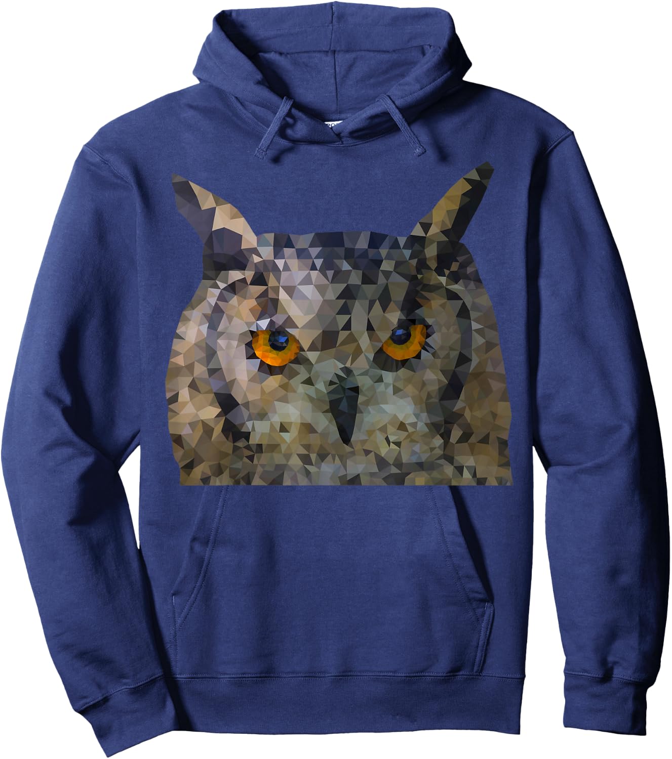 Owl polygon style Hoodie - Hoodie | Navy