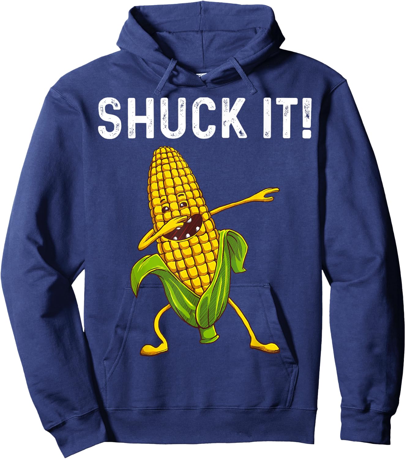 Funny Corn Gift Women Corn On The Cob Costume Farmer Hoodie - Hoodie | Navy