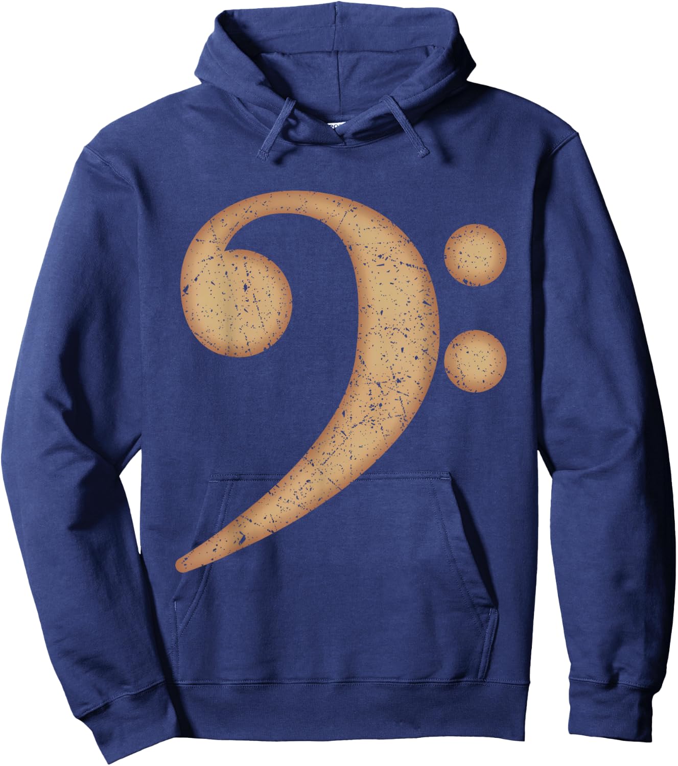 Best Bass Player Gift | Clef Guitar Bassist Women Hoodie - Hoodie | Navy