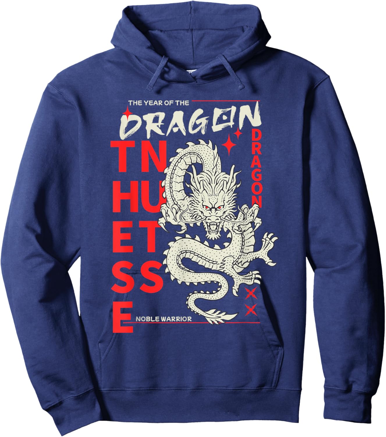 The Year Of The Dragon Funny Adult Humor Nuts Joke Birthday Hoodie - Hoodie | Navy