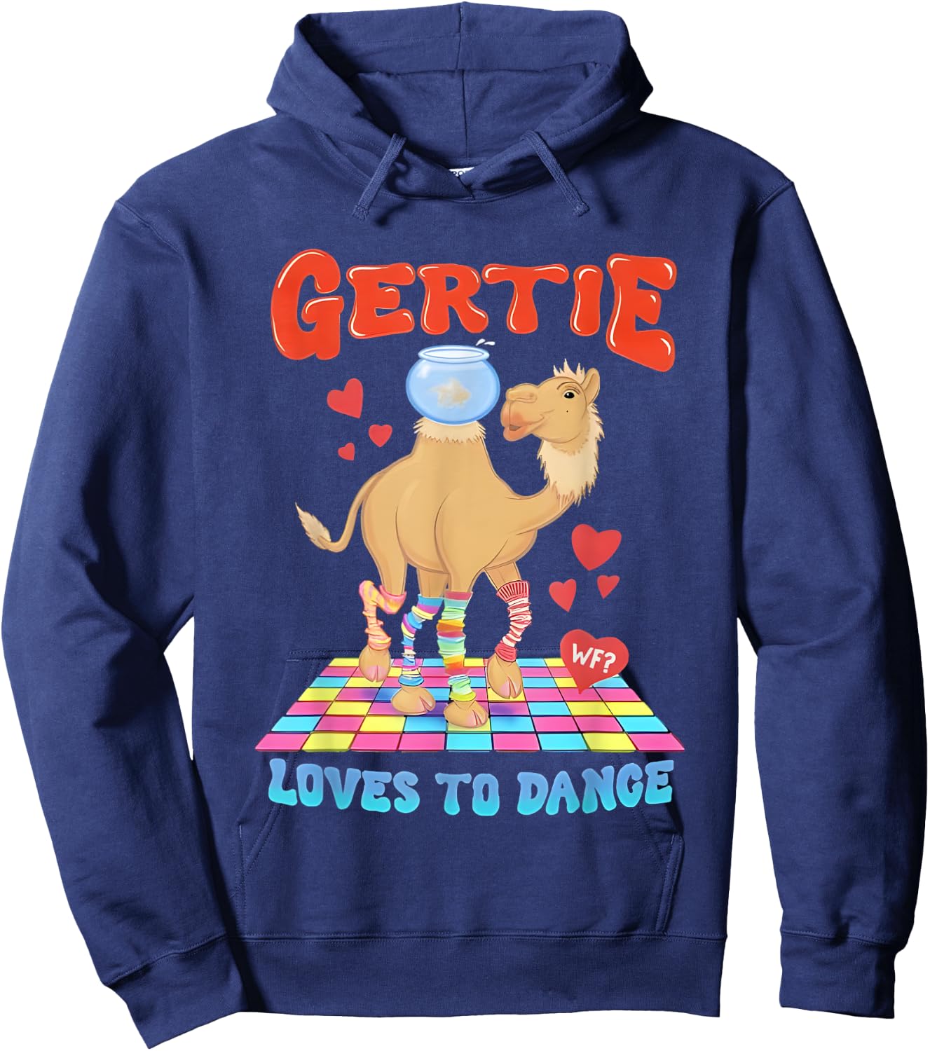 Camel Gertie Loves To Dance Hoodie - Hoodie | Navy