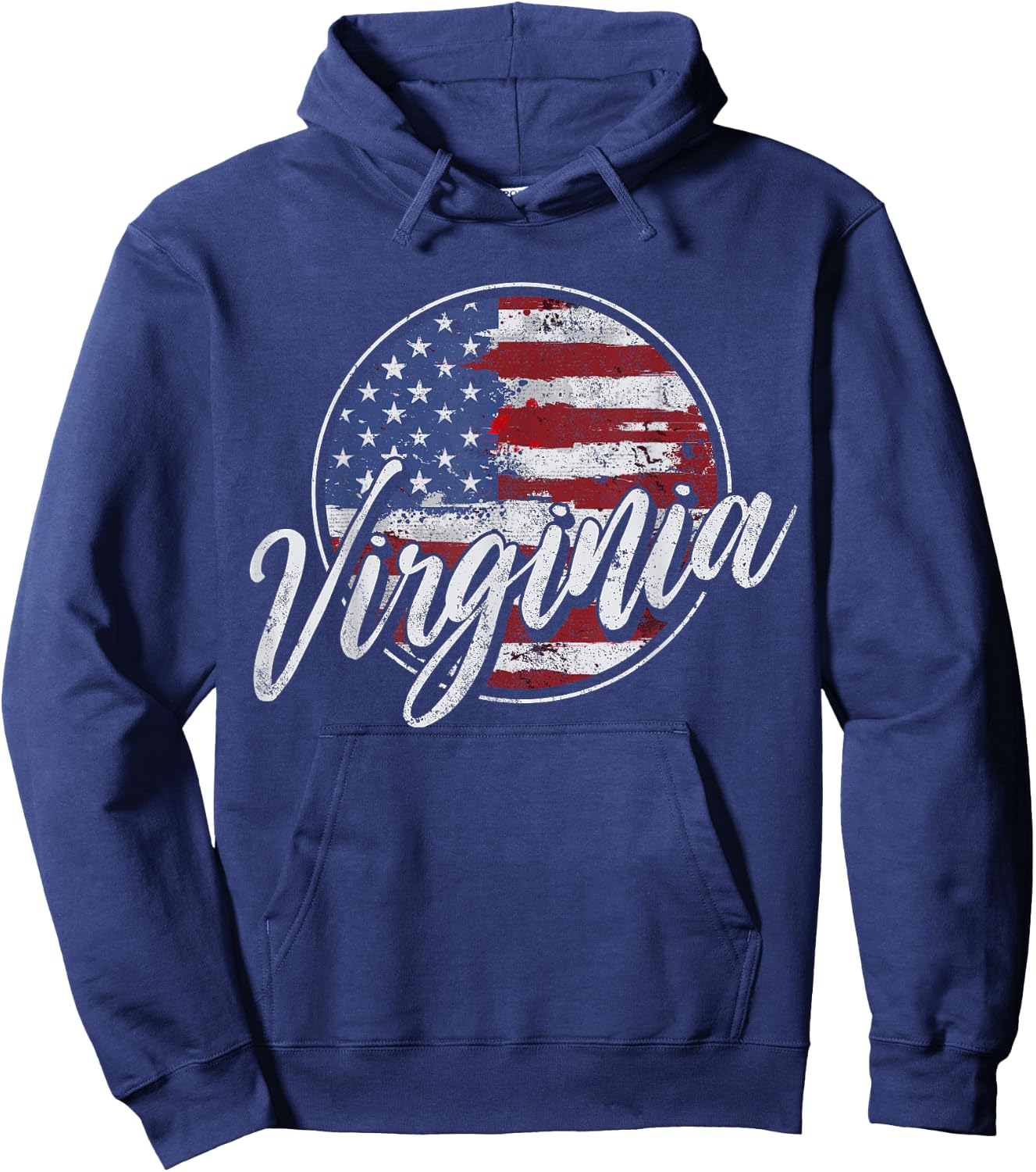 Virginia Vintage Hoodie - Hoodie | Navy