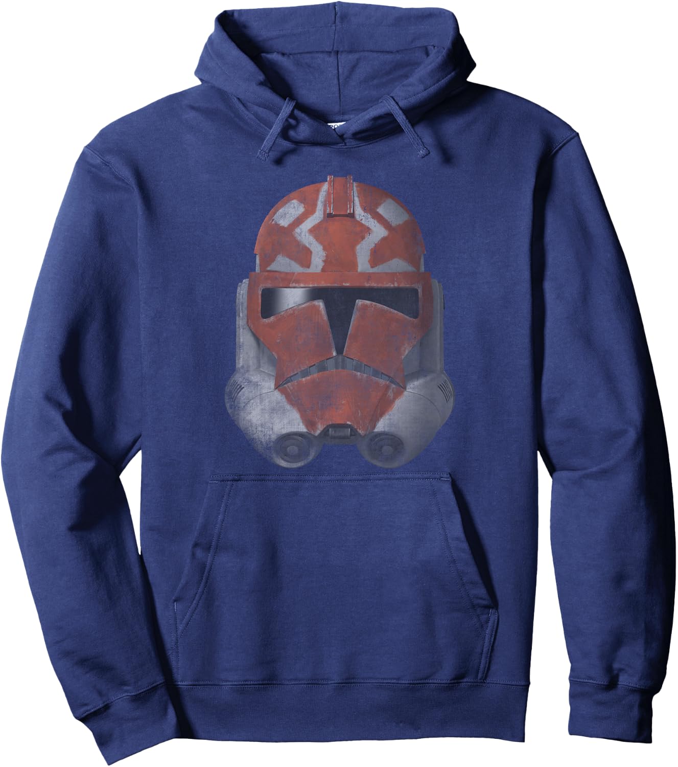 Star Wars The Clone Wars 332nd Ahsoka Trooper Distressed Hoodie - Hoodie | Navy