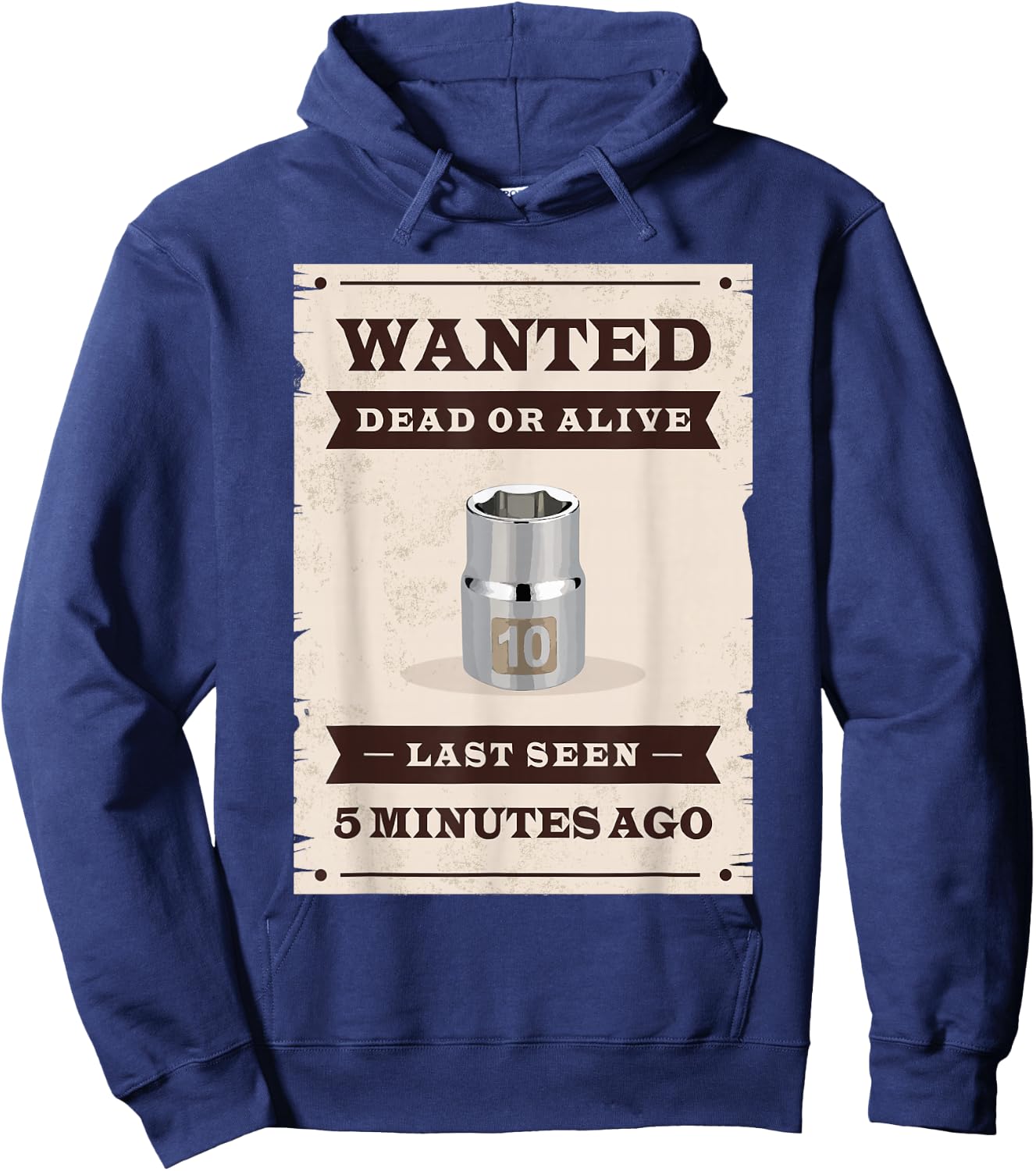 Missing 10mm Socket Hoodie - Hoodie | Navy