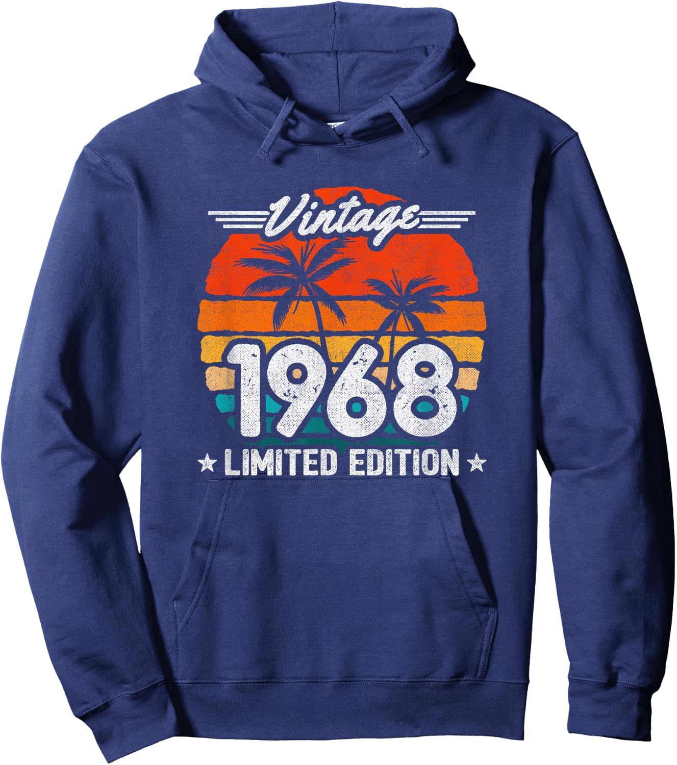 1968 Limited Edition - 1968 Birthday Year - Vintage 1968 Hoodie - Hoodie | Navy