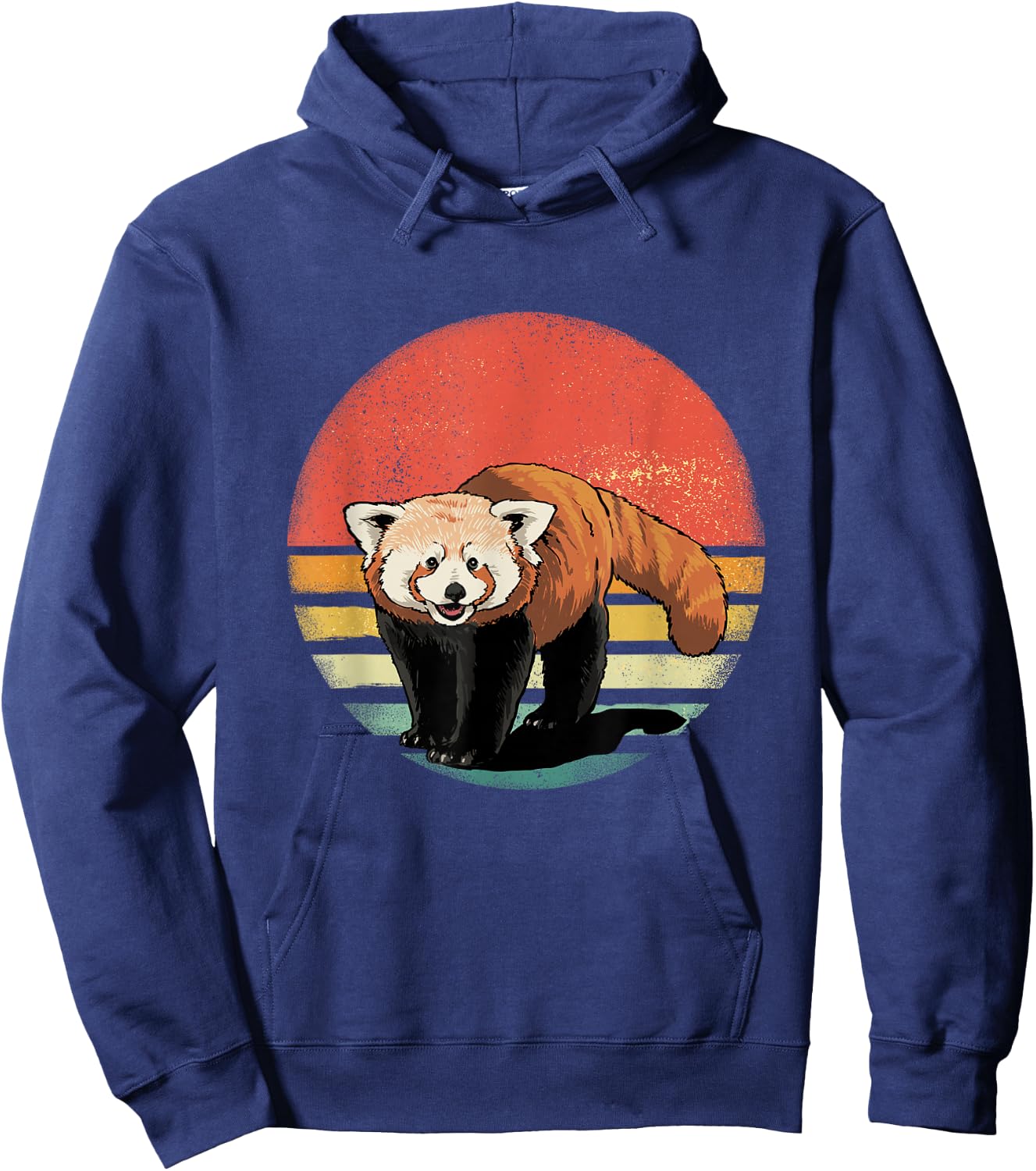 Red Panda Shirt Retro Red Panda Zoo Animal Red Panda Lover Hoodie - Hoodie | Navy