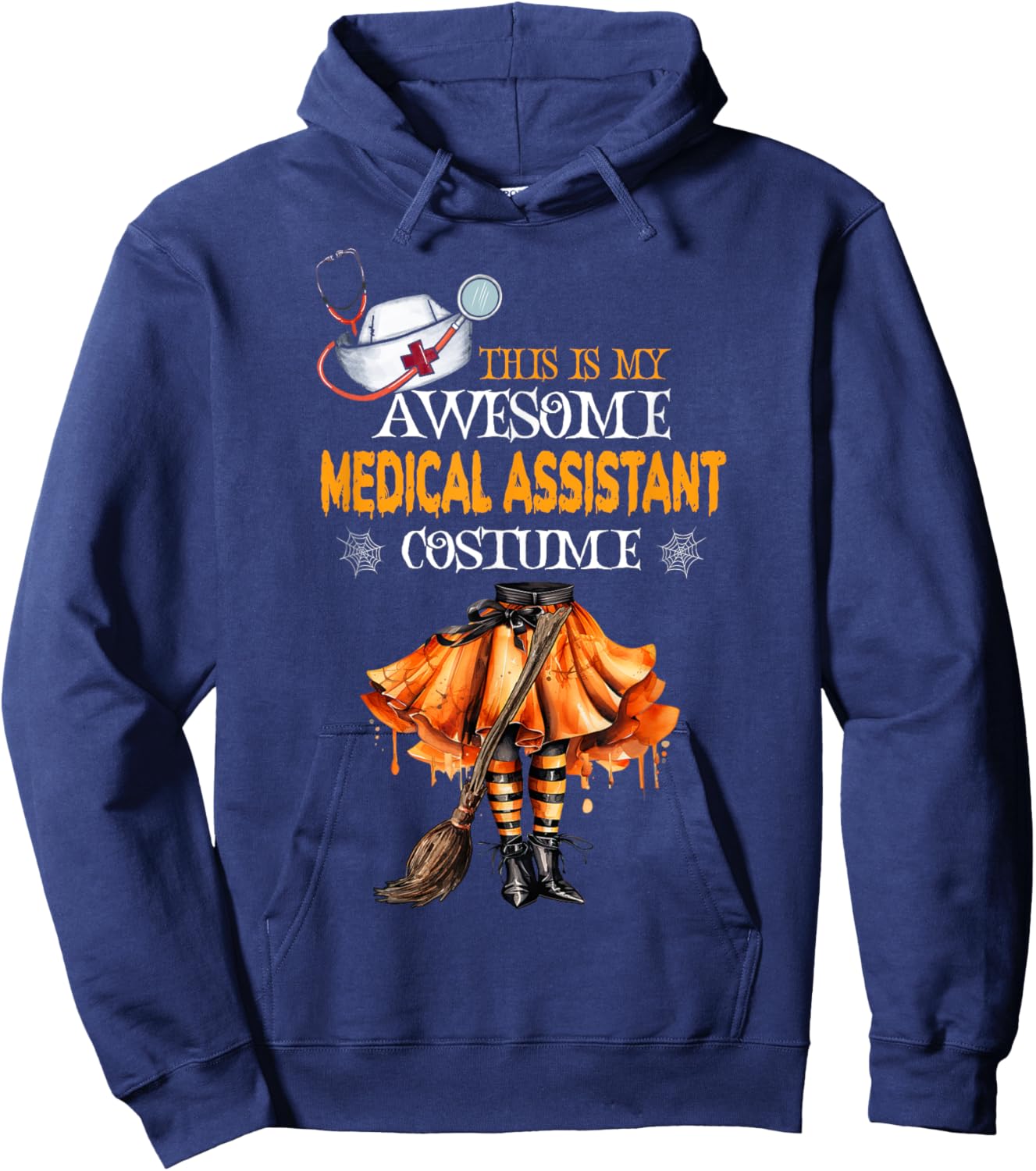 This is my Halloween Medical Assistant Costume MA Hoodie - Hoodie | Navy