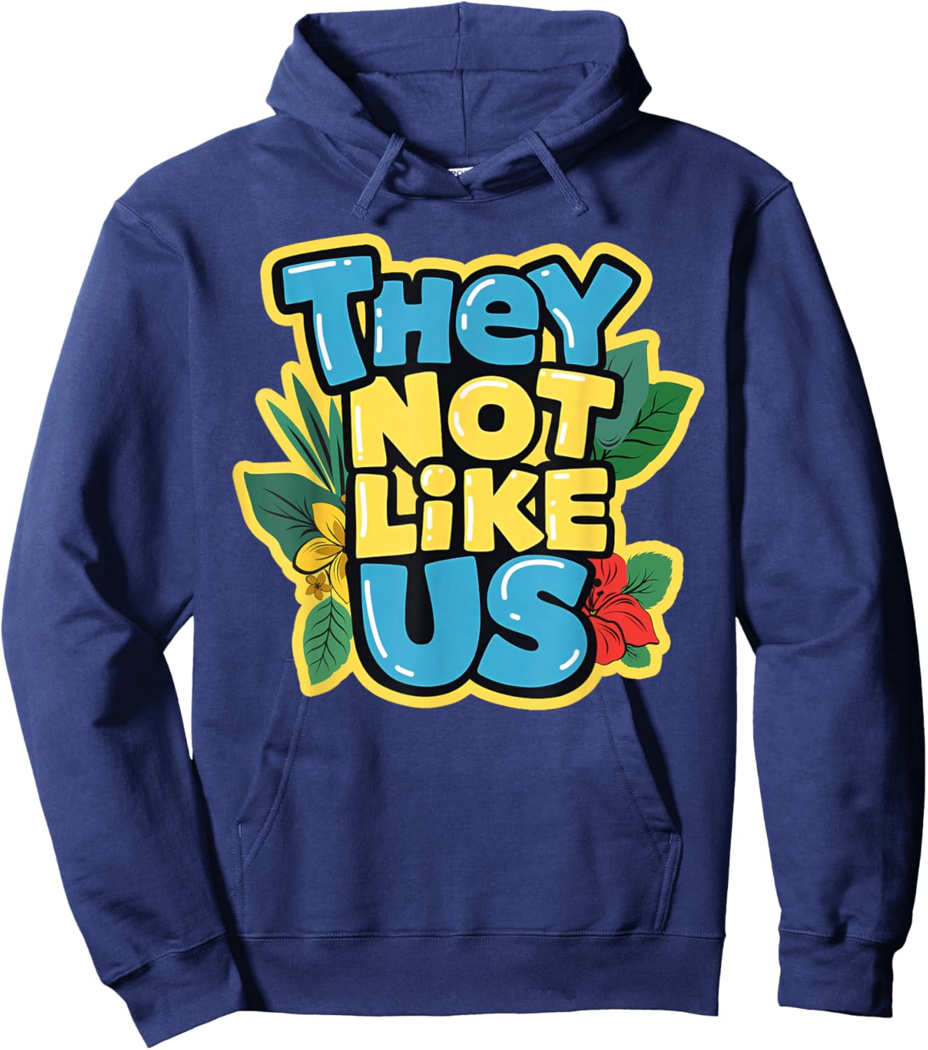 They Not Like Us Shirt Not Like Us Gifts Women Kids Hoodie - Hoodie | Navy