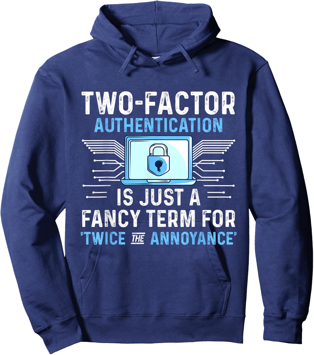 Cyber Security Expertise Hacking Cybercrime Tech Hacker Hoodie - Hoodie | Navy