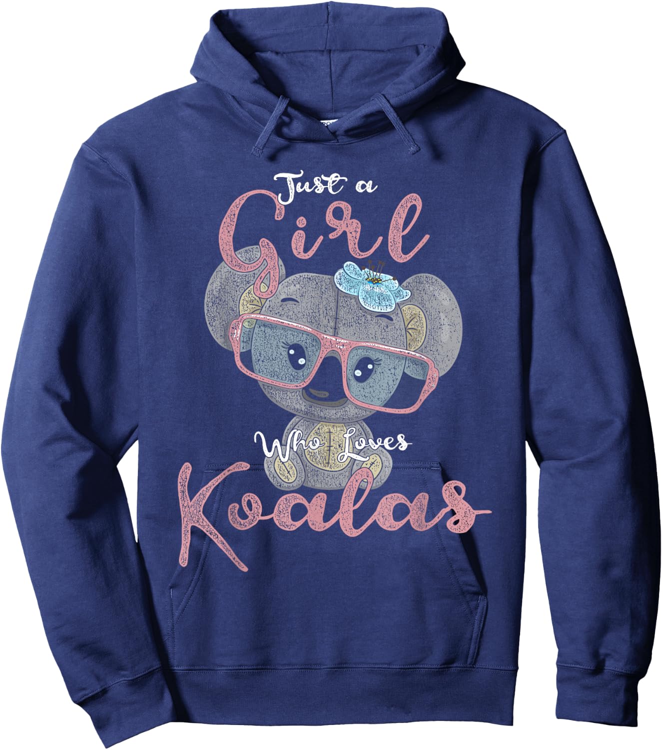 Just A Girl Who Loves Koala Hoodie - Hoodie | Navy