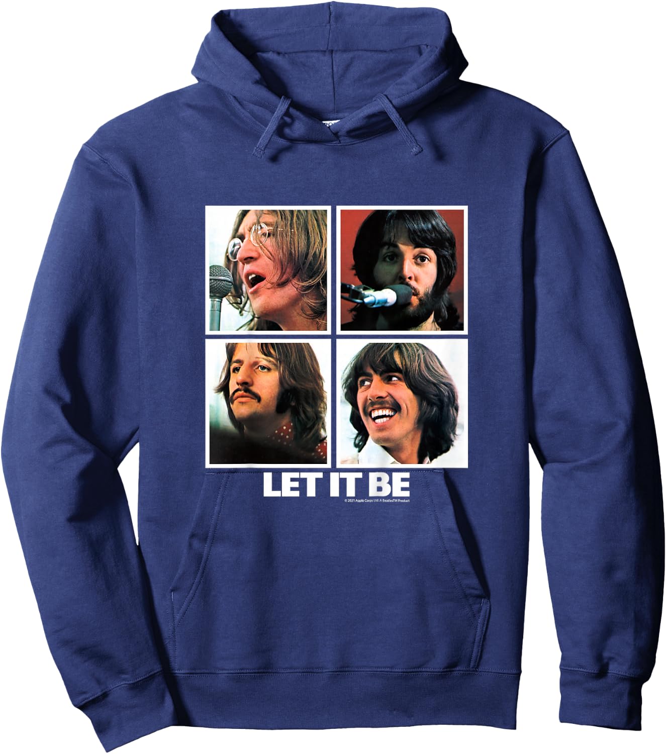 The Beatles - Let it Be Hoodie - Hoodie | Navy