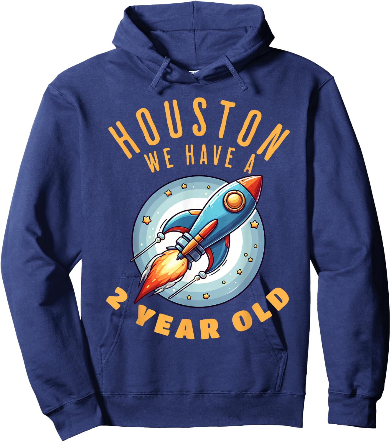 Houston, we have a 2 year old funny Hoodie - Hoodie | Navy