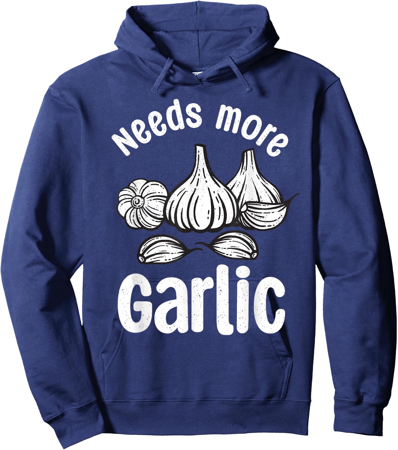 Garlic Art Women Chef Cook Asian Food Garlic Lover Hoodie - Hoodie | Navy