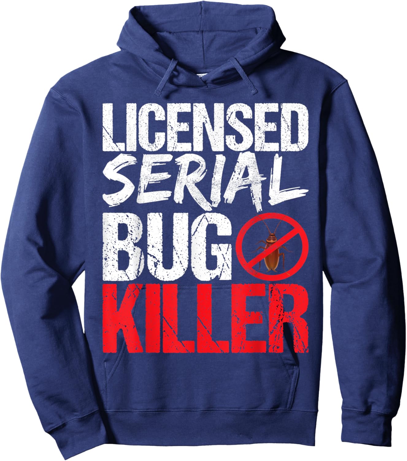 Pest Control Exterminator Pest Control Technician Hoodie - Hoodie | Navy