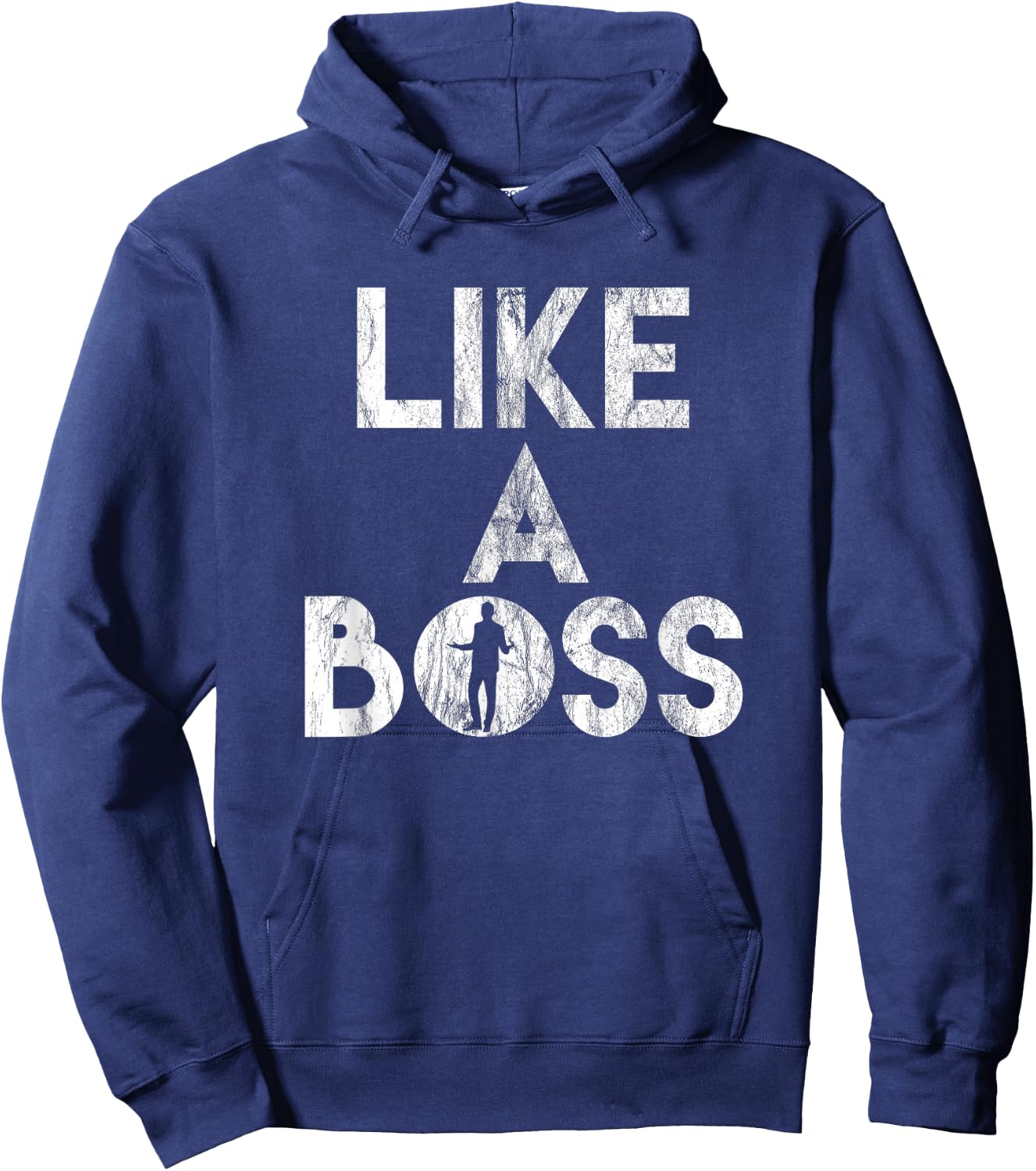 Employee Business Owner Employer Like a Boss Hoodie - Hoodie | Navy