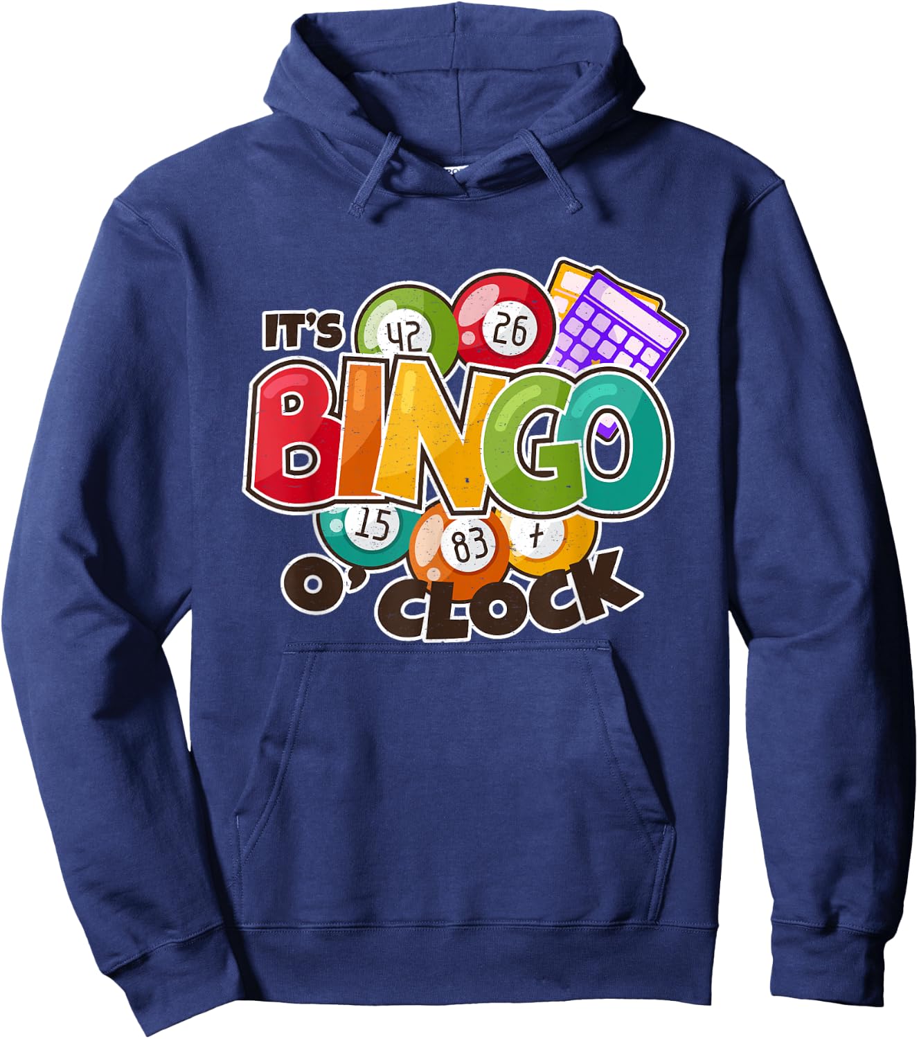 It's Bingo O Clock | Bingo Caller Shirt | Funny Bingo Hoodie - Hoodie | Navy