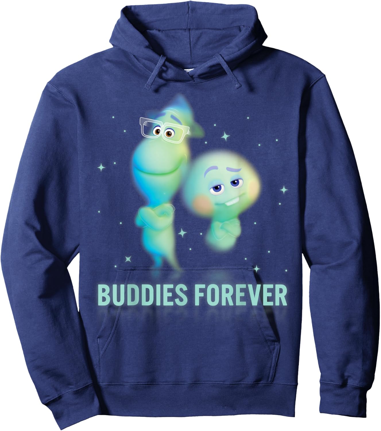 Disney Pixar Soul Buddies Forever Stars Friendship Pose Hoodie - Hoodie | Navy