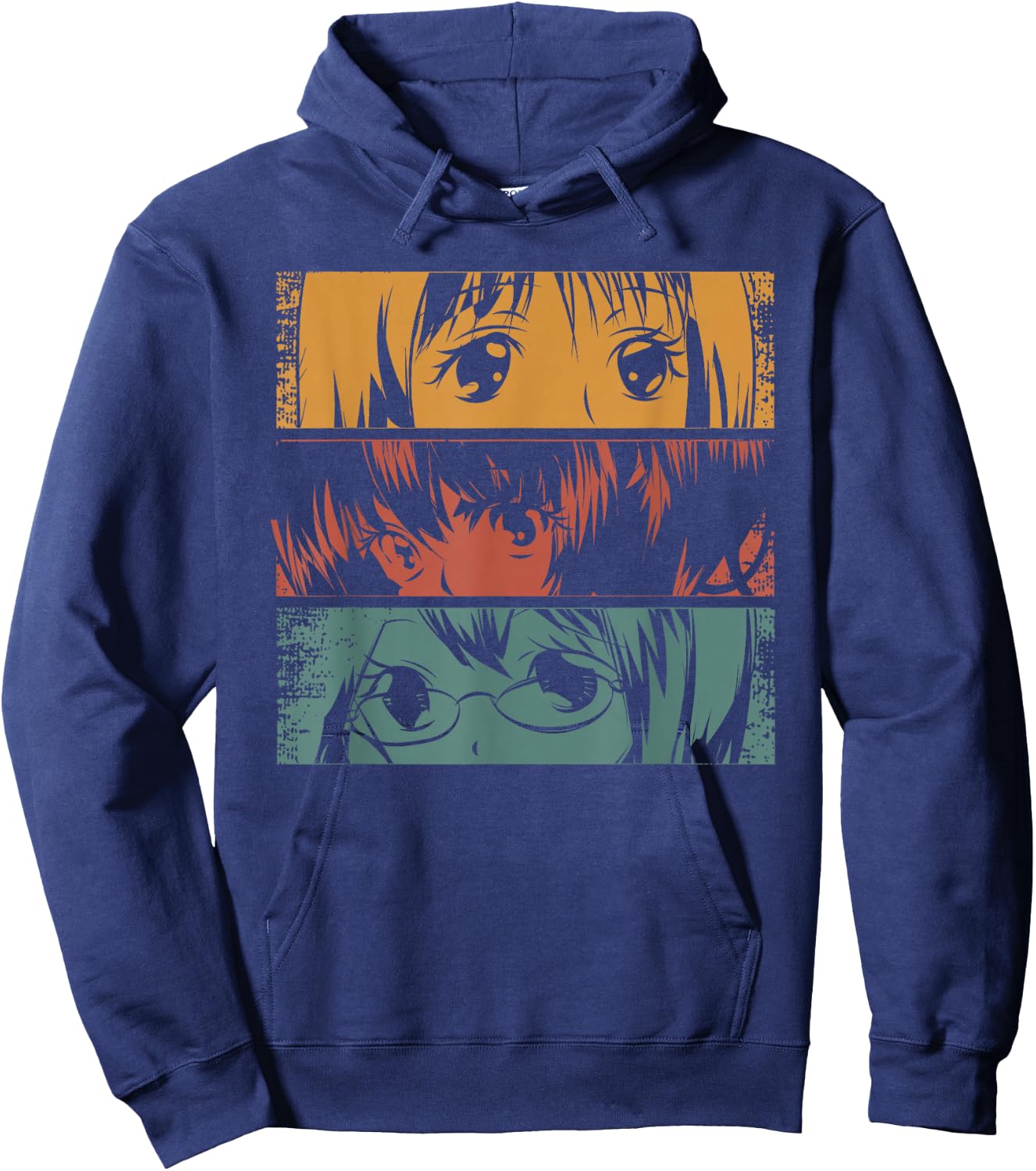 Japanese Manga Asia Otaku Girl Gift Cute Anime Hoodie - Hoodie | Navy