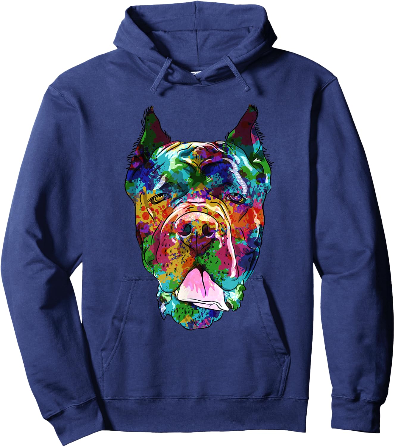 Cane Corso Silhouette Dog Italian Mastiff Men Women Kids Hoodie - Hoodie | Navy