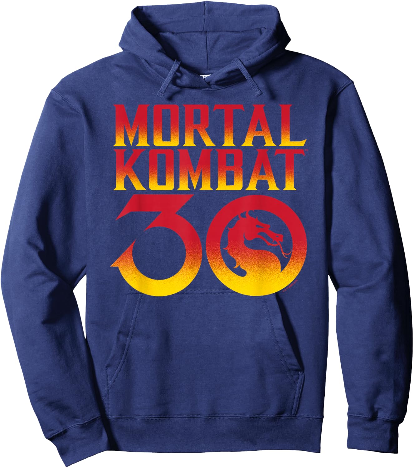 Mortal Kombat - 30th Anniversary Logo Hoodie - Hoodie | Navy