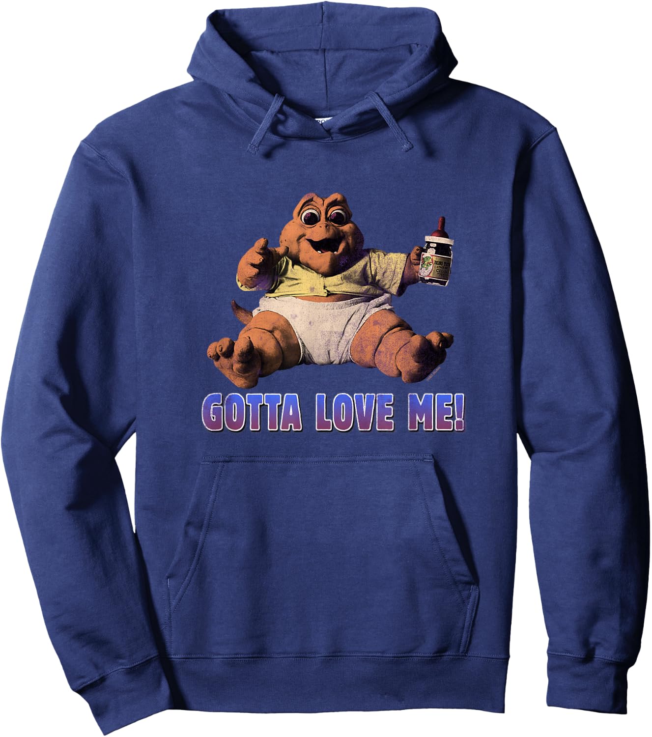 Dinosaurs Gotta Love Me Hoodie - Hoodie | Navy